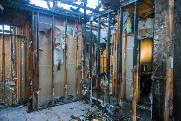 Professional Emergency Fire Cleanup technician working in Spring Arbor, MI